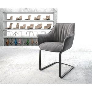 Jedálenská stolička Keila-Flex s podrúčkami štruktúrovaná tkanina vyobraziť