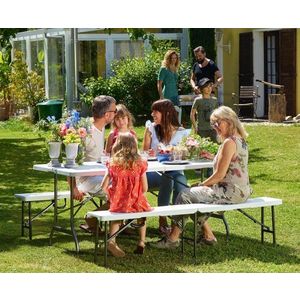 Zahradní kempinková lavice 2 ks Dekorhome vyobraziť