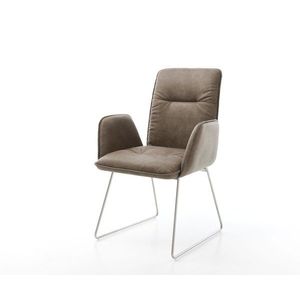 Jedálenská stolička Vinja-Flex taupe vintage tenká základňa vyobraziť