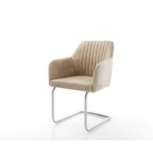 Jedálenská stolička Greg-Flex béžová vintage konzolová základňa vyobraziť