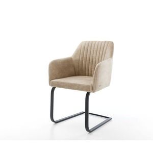 Jedálenská stolička Greg-Flex béžová vintage konzolová základňa plochá vyobraziť