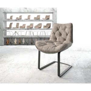 Jedálenská stolička Taimi-Flex taupe vintage konzolová podnož plochá vyobraziť