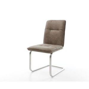 Jedálenská stolička Vinjo-Flex taupe vintage konzolová základňa vyobraziť