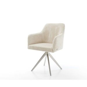 Otočná stolička Greg-Flex krížová základňa štvorcová z nehrdzavejúcej vyobraziť