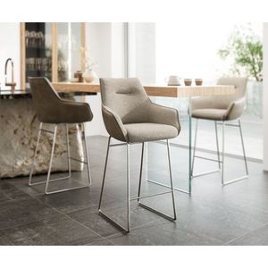 Barová stolička Alja-Flex tenká základňa z nehrdzavejúcej ocele vyobraziť