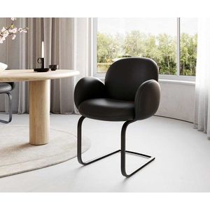 Jedálenská stolička Nube-Flex s podrúčkami konzolová podnož plochá vyobraziť