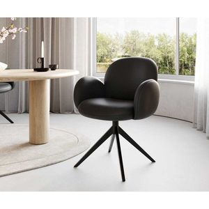 Otočná stolička Nube-Flex s podrúčkami krížová základňa široká kovová vyobraziť