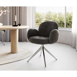 Nube-Flex otočná stolička s podrúčkami krížová základňa široká vyobraziť