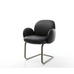 Jedálenská stolička Nube-Flex s podrúčkami konzolová základňa plochý vyobraziť