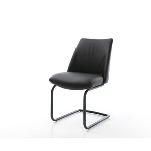 Elso-Flex jedálenská stolička konzolová podnož okrúhla kovová čierna vyobraziť