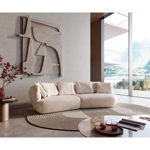 Pohovka Roya 320x140 cm manšestrová béžová vyobraziť