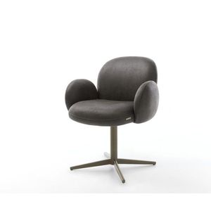 Nube-Flex jedálenská stolička s podrúčkami z mikrovlákna antracitová vyobraziť