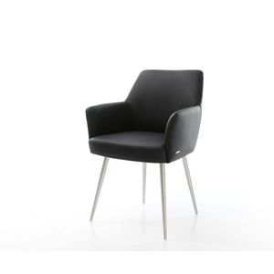 Podnož jedálenskej stoličky Xana-Flex zúžená z nerezovej ocele pravá vyobraziť