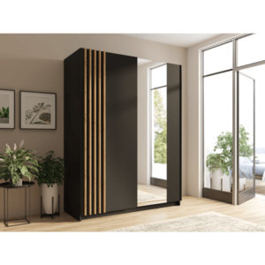 Šatníková skriňa BAJADERO 2D-150 Tempo Kondela vyobraziť