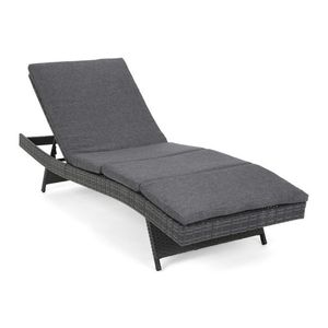 Záhradné lehátko s poduškou vyobraziť