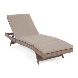 Záhradné lehátko s poduškou vyobraziť