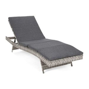 Záhradné lehátko s poduškou vyobraziť