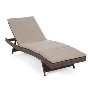 Záhradné lehátko s poduškou vyobraziť