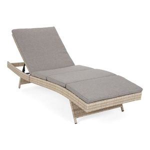 Záhradné lehátko s poduškou vyobraziť