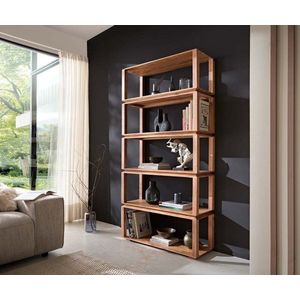 Regál Sakura 100x200 cm prírodná akácia 5 priehradiek vyobraziť