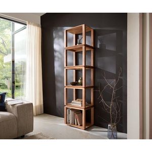 Regál Sakura 50x200 cm prírodná akácia 5 priehradiek vyobraziť