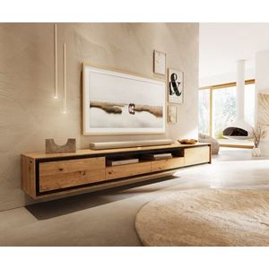 Stonegrace 240 cm TV stolík prírodný dub 2 dvierka 1 priehradka 2 vyobraziť