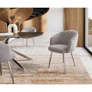 Jedálenská stolička Caja-Flex s kužeľovou základňou z nehrdzavejúcej vyobraziť