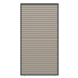 Sklápací hliníkový panel zatienenia pre bioklimatickú pergolu Rojaplast vyobraziť