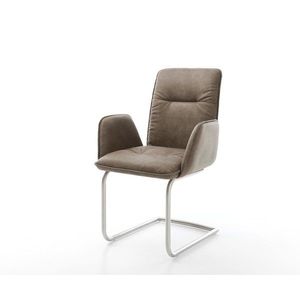 Jedálenská stolička Vinja-Flex taupe vintage konzolová základňa vyobraziť