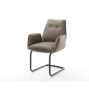 Jedálenská stolička Zoa-Flex taupe vintage konzolový podstavec okrúhly vyobraziť