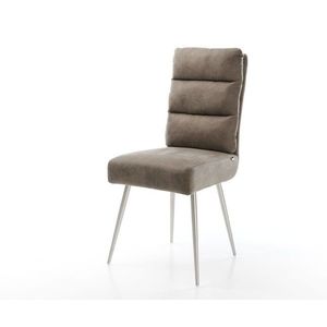 Jedálenská stolička Pela-Flex taupe vintage kužeľovitá podnož vyobraziť