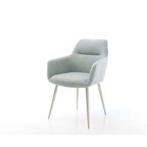 Jedálenská stolička Pejo-Flex mint s kužeľovou základňou z nerezovej vyobraziť