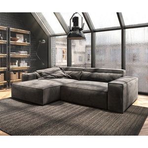 Rohová pohovka Sirpio XL 270x175 cm mikrovlákno khaki hnedá variabilné vyobraziť