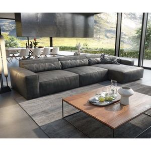 Rohová pohovka Sirpio XL 370x170 cm antracit vintage vyobraziť