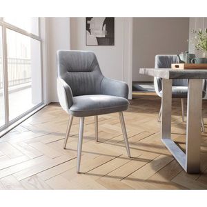 Jedálenská stolička Zelia-Flex s podrúčkami s kužeľovou základňou vyobraziť