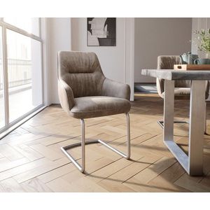 Jedálenská stolička Zelia-Flex s podrúčkami konzolová základňa okrúhla vyobraziť