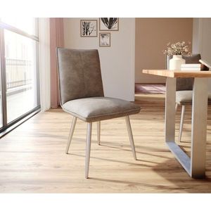 Jedálenská stolička Lelio-Flex s kužeľovou základňou z nehrdzavejúcej vyobraziť