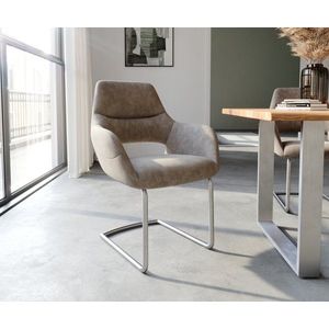 Jedálenská stolička Yago-Flex s okrúhlou konzolovou základňou vyobraziť