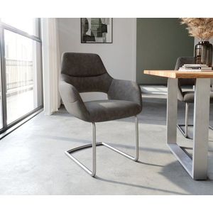 Jedálenská stolička Yago-Flex s podrúčkami konzolová základňa okrúhla vyobraziť