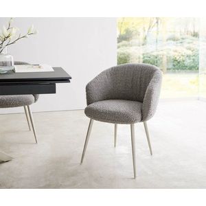 Jedálenská stolička Caja-Flex so zaoblenou základňou z nehrdzavejúcej vyobraziť