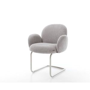 Nube-Flex jedálenská stolička s podrúčkami konzolová podnož okrúhla vyobraziť