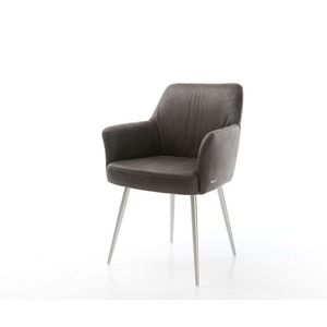 Podnož jedálenskej stoličky Xana-Flex zúžená z nerezovej ocele vyobraziť