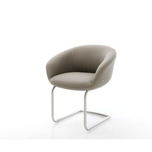 Vinka-Flex jedálenská stolička s podrúčkami konzolová podnož okrúhla vyobraziť