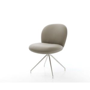 Otočné kreslo Nube-Flex krížová základňa zúžená nerezová oceľ pravá vyobraziť