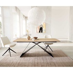 Jedálenský stôl Edge oválny 200x100 keramický Laminam® Sabbia podnož vyobraziť