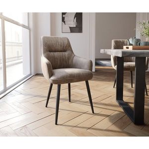 Zelia-Flex jedálenská stolička s podrúčkami so zúženou základňou vyobraziť