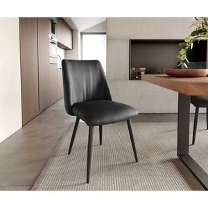 Jedálenská stolička Elso-Flex s kužeľovou podstavou kovová čierna vyobraziť