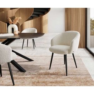 Jedálenská stolička Caja-Flex s kužeľovou základňou kovová čierna vyobraziť