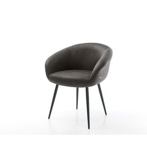 Podnož jedálenskej stoličky Vinka-Flex zúžená kovová čierna vyobraziť