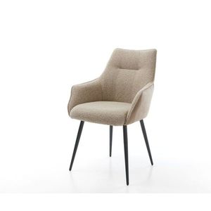 Podnož jedálenskej stoličky Alja-Flex zúžená kovová čierna zmiešané vyobraziť